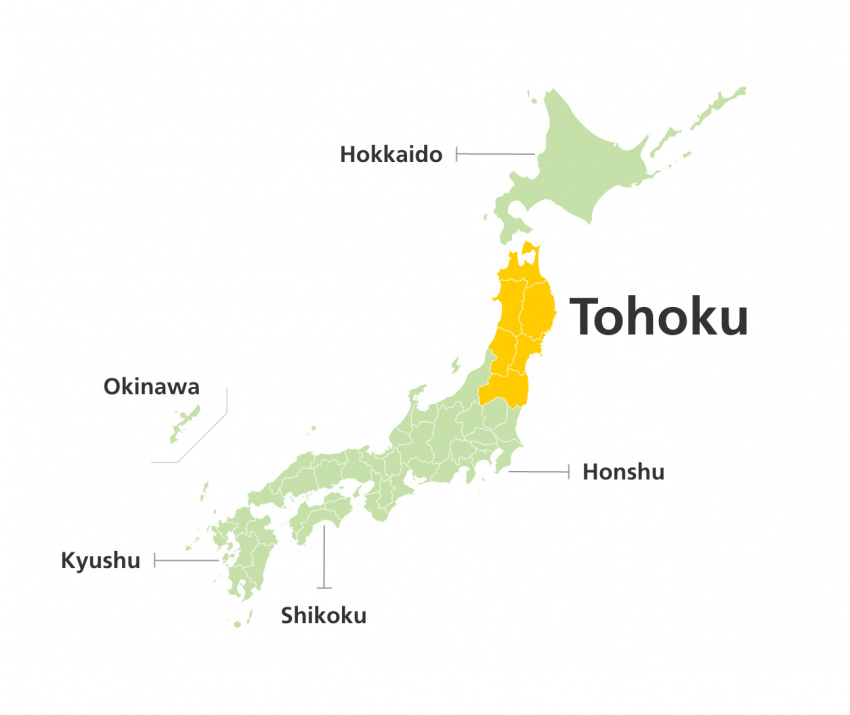 Bạn biết gì về Tohoku – vùng đất rộng lớn chiếm 1/3 diện tích đảo Honshu?