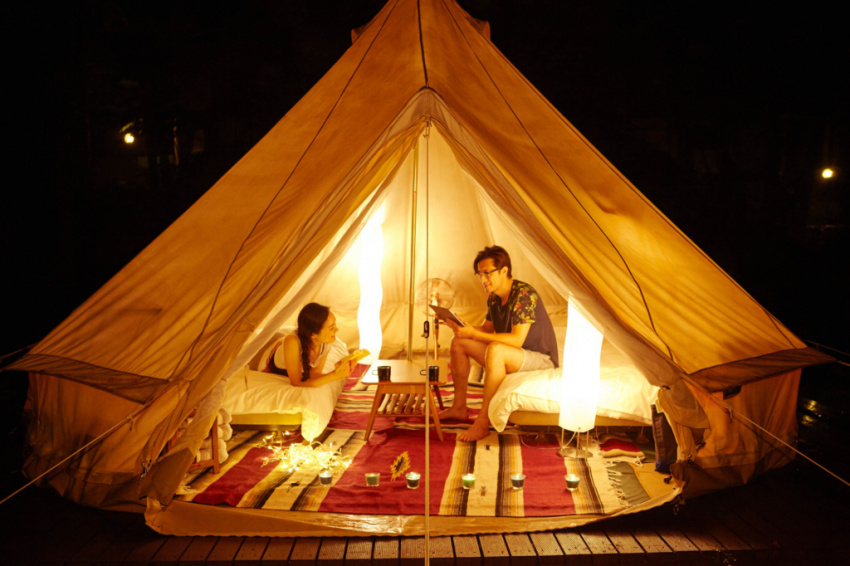 Trải nghiệm loại hình cắm trại sang trọng, cao cấp “Glamping” tại 7 địa điểm cắm trại tuyệt vời nhất Nhật Bản