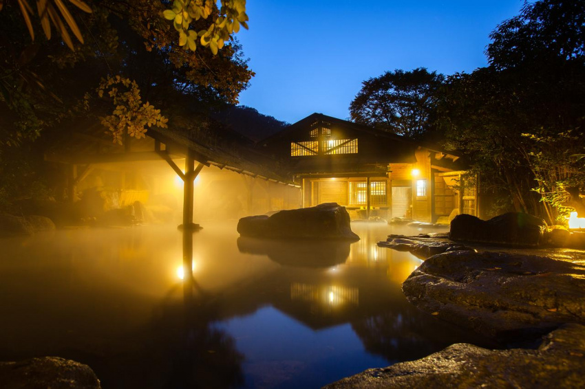 , onsen và spa, nhật bản, dạo quanh 30 khu nhà trọ suối nước nóng tại thiên đường nghỉ dưỡng kurokawa onsen