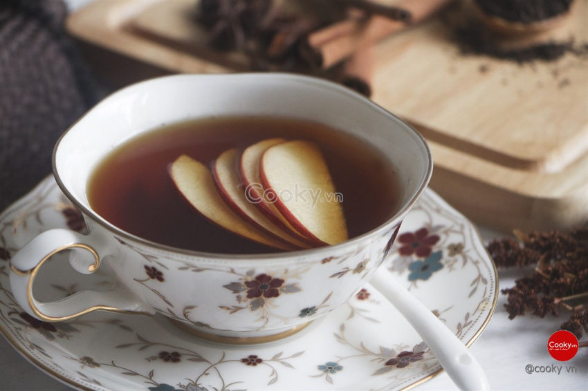 trà, trà táo, trà táo thảo mộc, trà táo thảo mộc giải cảm, trà giải cảm, trà thảo mộc tốt cho sức khỏe, cách pha trà táo thảo mộc tốt cho sức khỏe ngày se lạnh