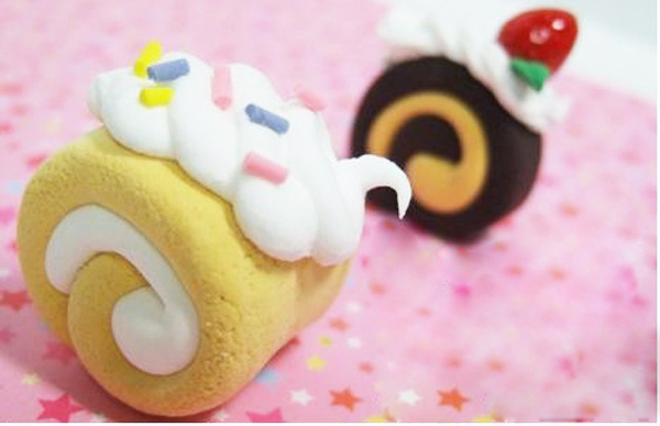 Sáng tạo với đất sét Nhật: Chiếc bánh kem 7 sắc cầu vồng siêu yêu