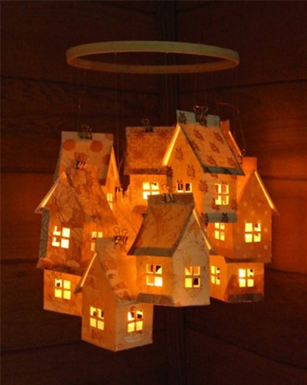 lồng đèn xinh, lồng đèn giấy, lồng đền lon bia, lồng đèn thủy tinh, lồng đèn giấy nhúng, lồng đèn hình ngôi nhà, 9 kiểu lồng đèn trung thu cực xinh cho bé yêu