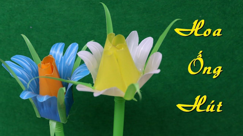 làm hoa handmade, làm hoa homemade, làm hoa đồng tiền, làm hoa bằng ống hút, cách làm hoa bằng ống hút, hướng dẫn làm hoa bằng ống hút, cách làm những bông hoa xinh xắn bằng ống hút