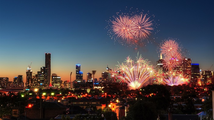 Năm mới ở Melbourne: Đến Úc để có bữa tiệc đáng nhớ chưa từng có!