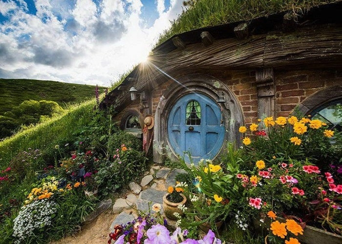 tham quan ngôi làng hobbiton đẹp tựa tranh vẽ, xứ sở của người hobbit