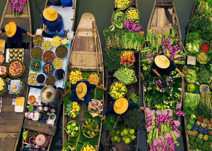 Ghé thăm 6 chợ nổi Thái Lan thú vị nhất khiến du khách say mê quên lối về