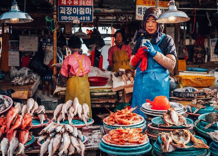 Chợ Jagalchi – Thiên đường dành cho những tín đồ mê hải sản