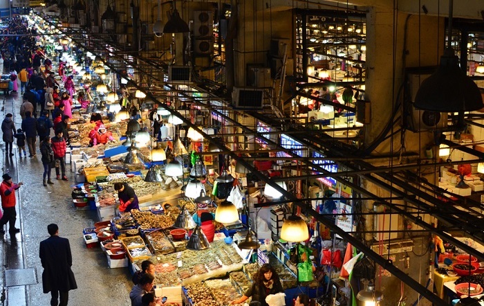 chợ jagalchi – thiên đường dành cho những tín đồ mê hải sản