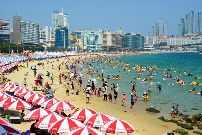 du lịch biển haeundae – một trong những bãi biển đẹp nhất xứ sở kim chi