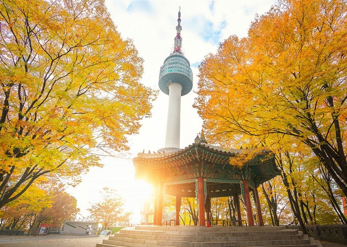 Khám phá tháp Namsan – biểu tượng của thủ đô Seoul Hàn Quốc