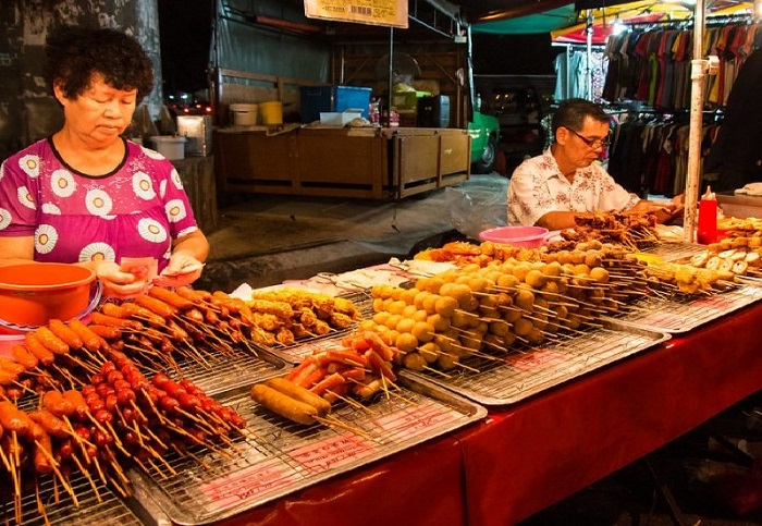 top 5 khu chợ ẩm thực đường phố malaysia cho dân sành ăn