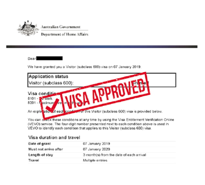 bỏ túi kinh nghiệm xin visa 600 của úc mới nhất dành cho khách du lịch.