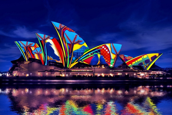 Mãn nhãn với lễ hội ánh sáng Vivid Sydney ở Úc