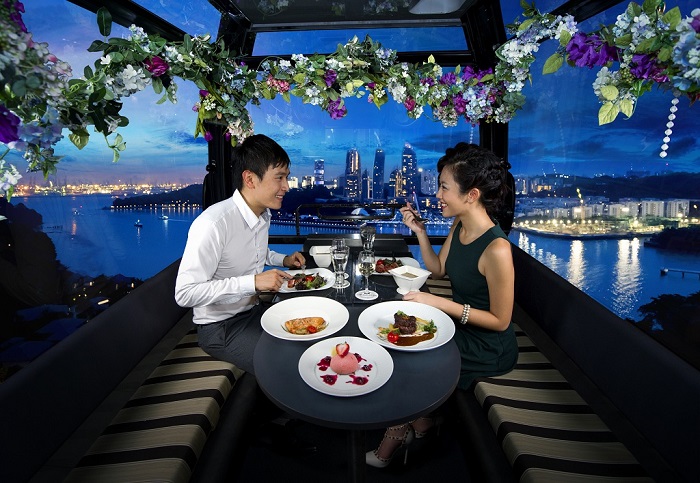 khám phá 5 nhà hàng lãng mạn tại singapore dành cho các cặp đôi