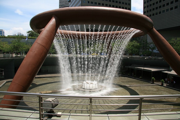 sức hút khó cưỡng từ đài phun nước thịnh vượng của singapore