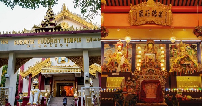 khám phá 2 ngôi chùa phật giáo nổi tiếng ở singapore