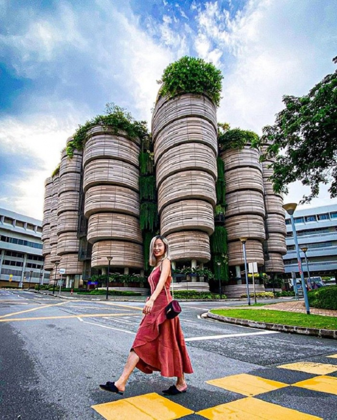 tòa nhà giỏ dimsum hot nhất singapore đi một bước vạn dặm hình on trend