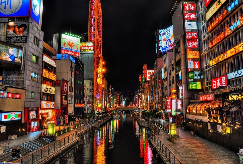 Top 7 Điểm Vui Chơi Giải Trí Ở Osaka Nhật Bản Thu Hút Nhiều Du Khách