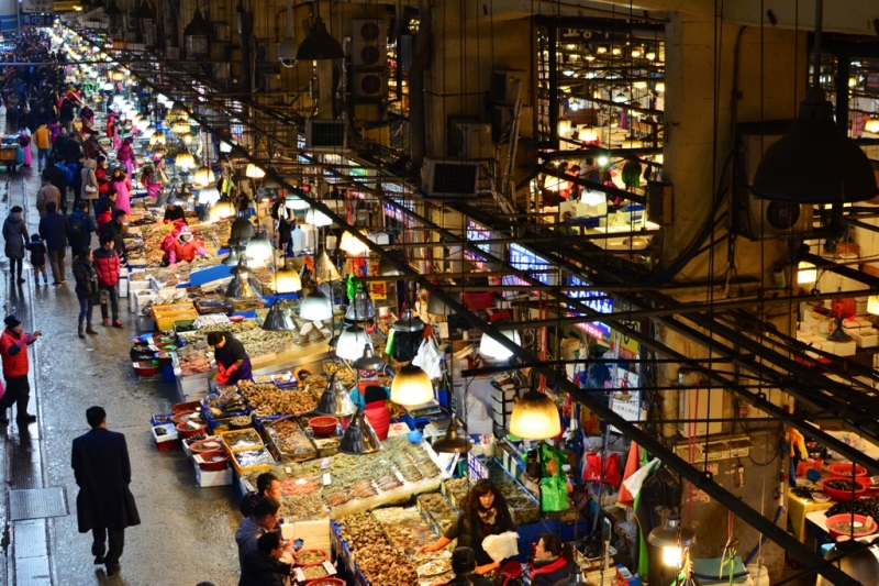 top 6 khu chợ nổi tiếng nhất hàn quốc