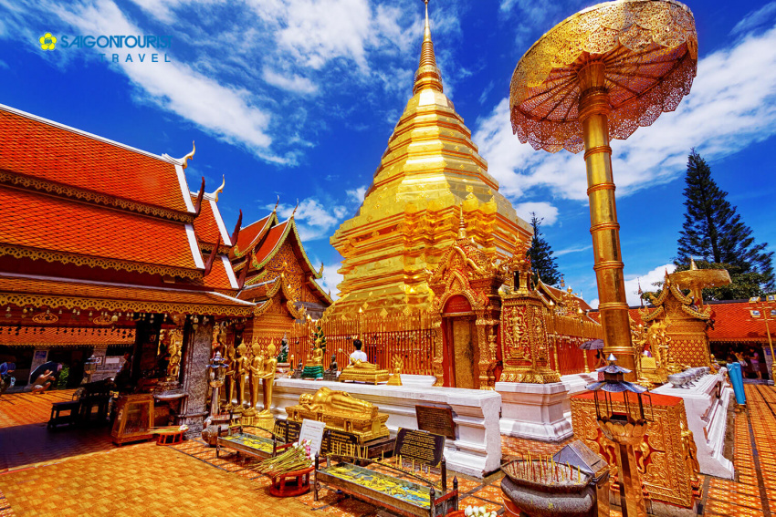 chùa phrathat doi suthep ở chiang mai có gì thu hút