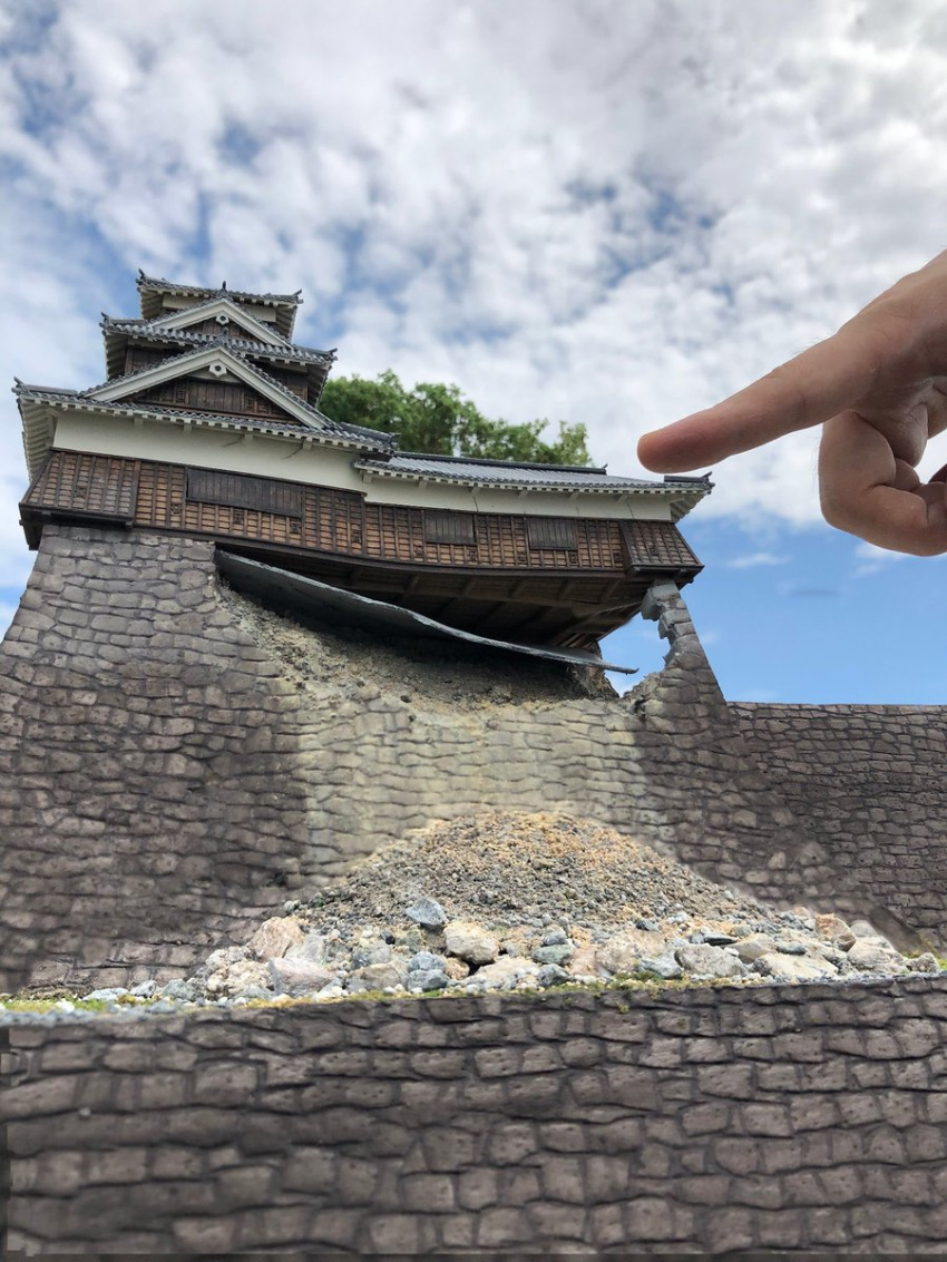 lâu đài kumamoto sắp hoàn tất trùng tu, khách tham quan được cho phép vào khuôn viên sân vườn
