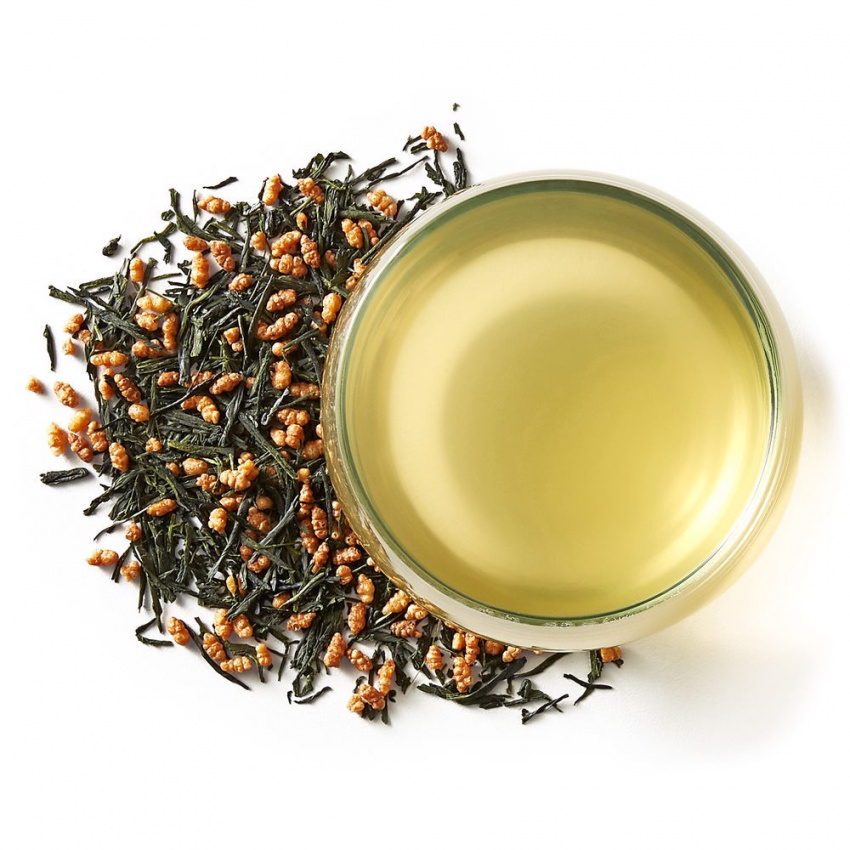 genmaicha – mát thơm trà xanh gạo lứt