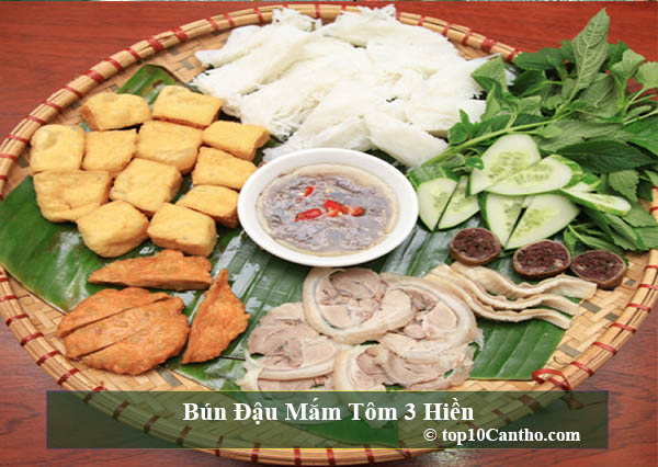 Top 10 quán bún đậu mắm tôm nổi tiếng Ninh Kiều Cần Thơ