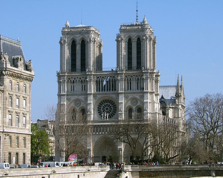 tìm hiểu về công trình tôn giáo nhà thờ đức bà paris