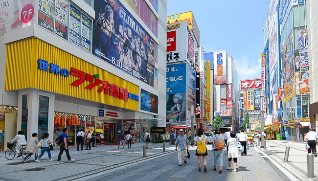 khám phá khu mua sắm akihabara nổi tiếng ở tokyo, nhật bản