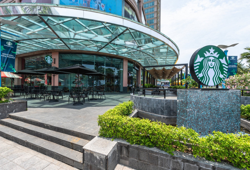 starbucks nha trang, starbucks việt nam, 3 cửa hàng starbucks lần đầu xuất hiện tại nha trang