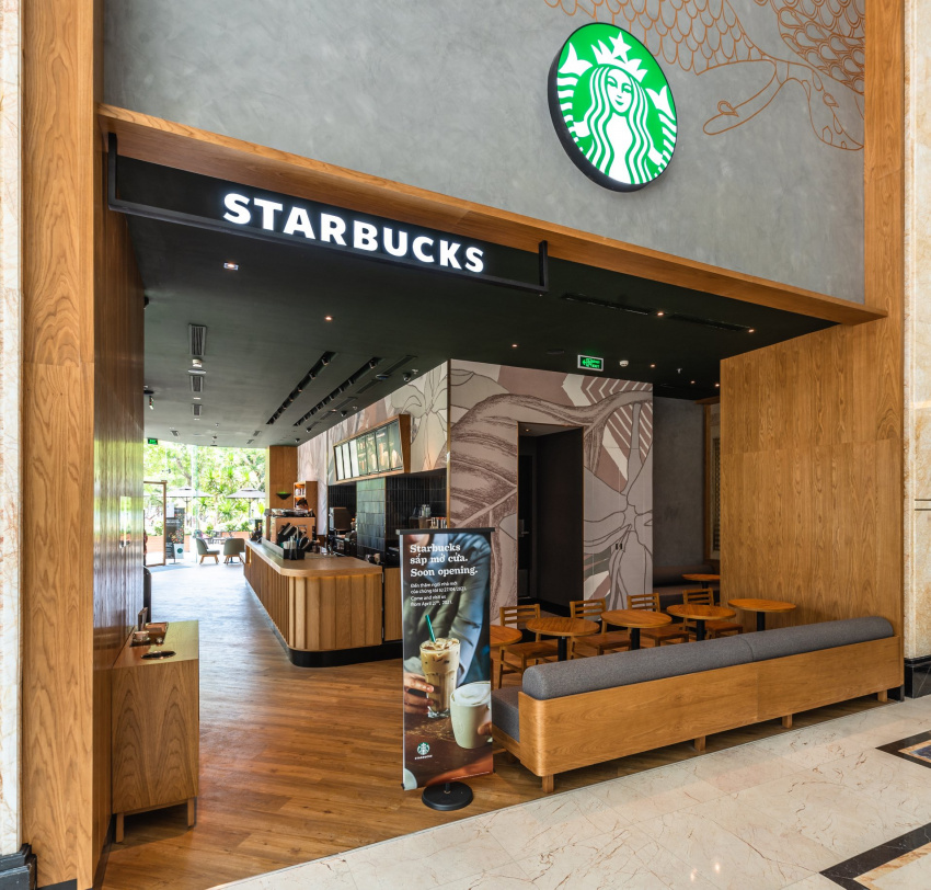 starbucks nha trang, starbucks việt nam, 3 cửa hàng starbucks lần đầu xuất hiện tại nha trang