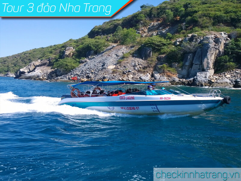 Tour 3 đảo Nha Trang bằng cano - Hoàn 100% tiền nếu không hài lòng