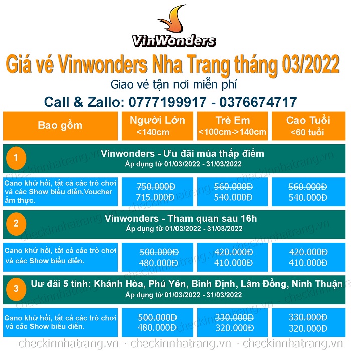 Vinwonders Nha Trang có gì sau dịch 2022 [GIÁ KÍCH CẦU]