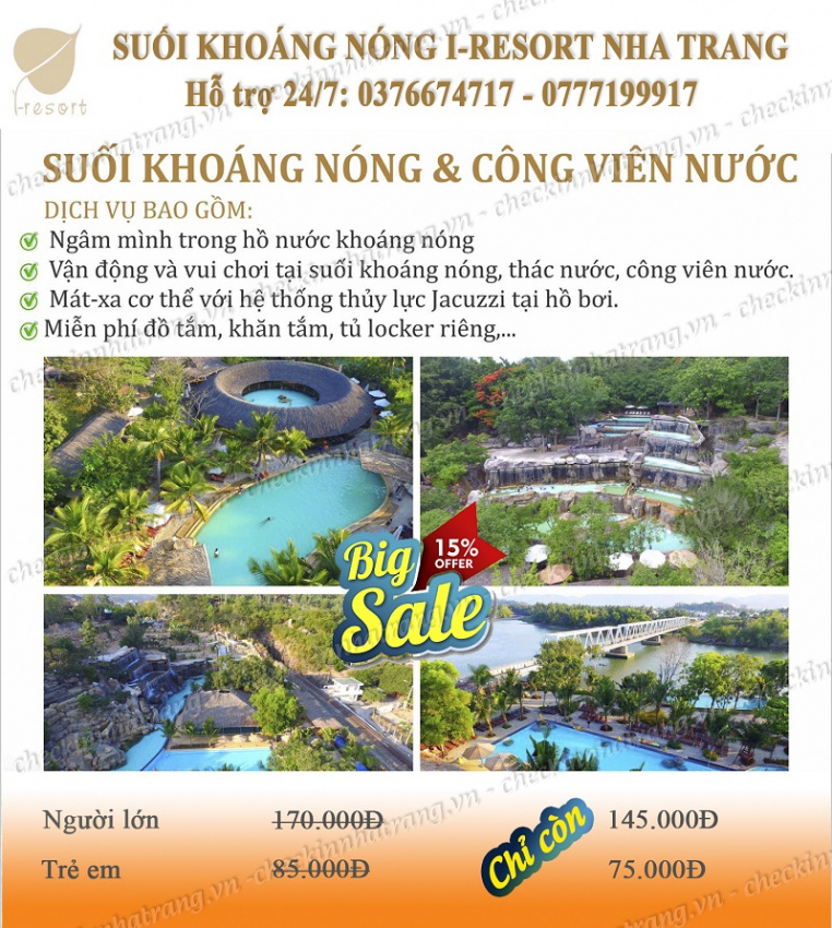 I Resort Nha Trang có gì - Bảng giá chi tiết - 15%