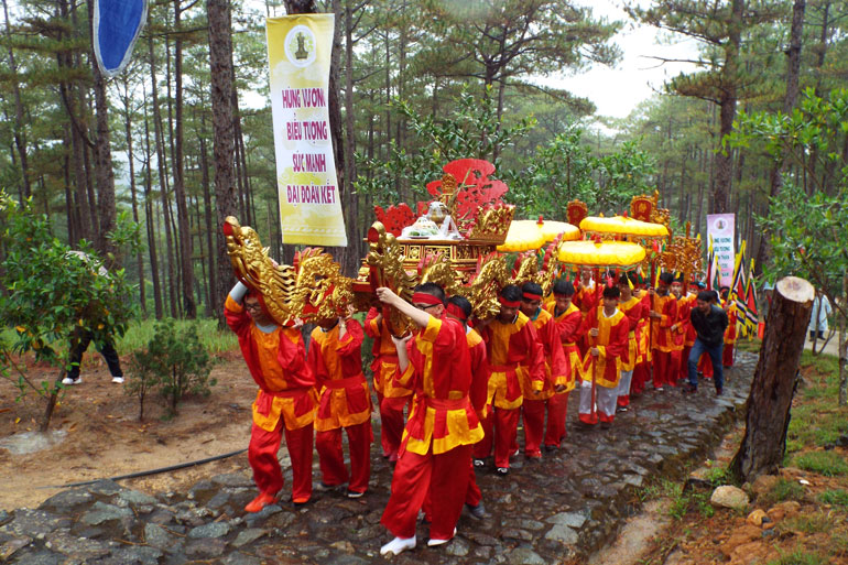 Lễ hội Giỗ tổ Hùng Vương sẽ diễn ra tại Đền thờ Âu Lạc Khu Du lịch thác Prenn
