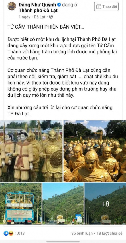 Đà Lạt xuất hiện 'Tử Cấm Thành phiên bản Việt'?
