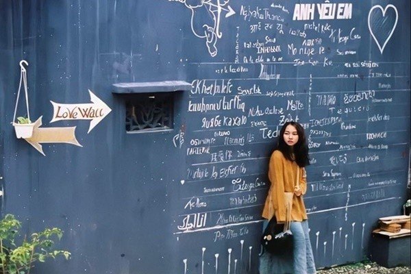 Độc đáo bức tường 'tỏ tình' - địa điểm check-in mới ở Đà Lạt