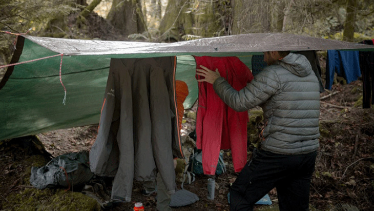 dã ngoại, leo núi, trekking, mẹo phơi khô quần áo khi đi leo núi, cắm trại