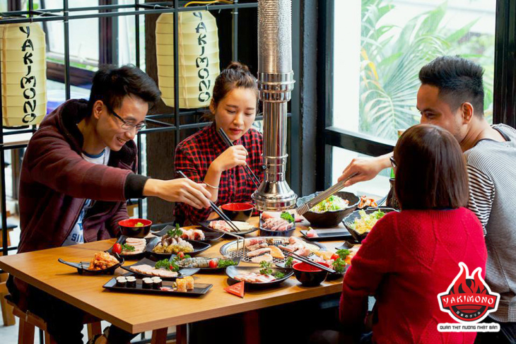 ăn chơi hà nội, nướng, review nhà hàng yakimono với menu nướng nhật bản (kèm giá)