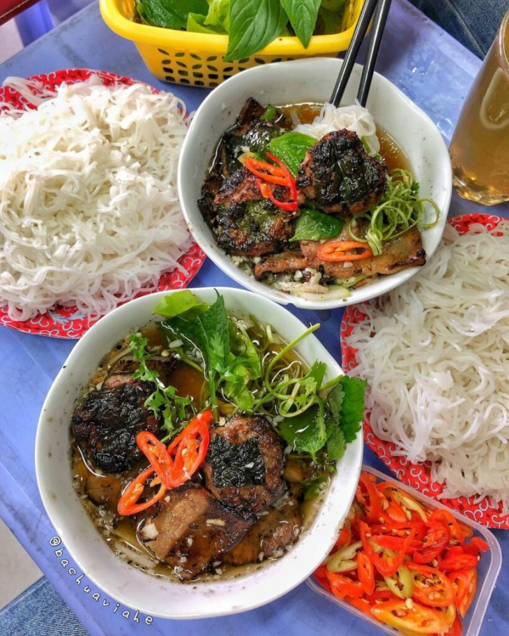 ăn chơi hà nội, top 10 quán bún chả hà nội ngon của dân gốc hà thành