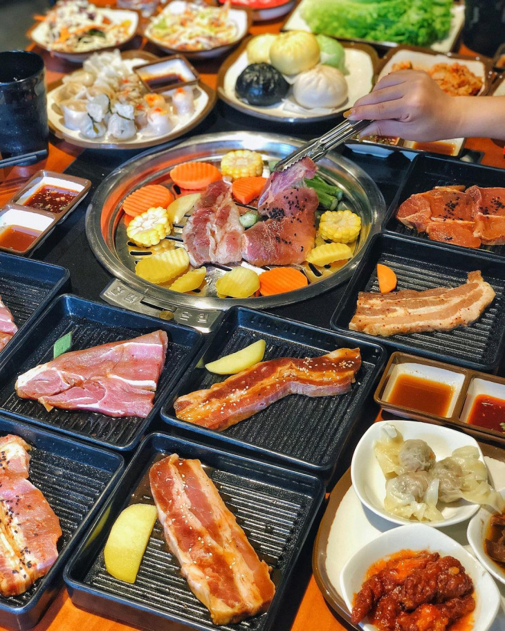 ăn chơi sài gòn, buffet, nướng, top 10 quán buffet nướng phạm văn đồng ngon chất rẻ