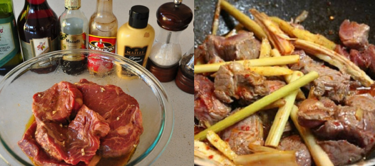 bữa tối, món hầm, công thức nấu món bò hầm sả thịt mềm thơm nức mũi