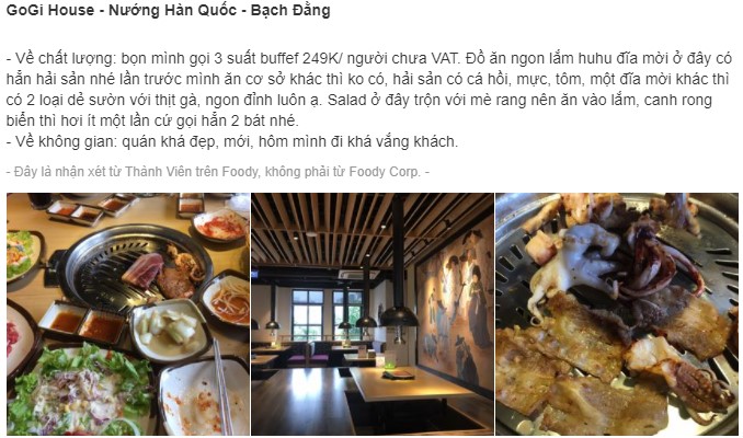 nướng, review gogi house hải phòng: nhà hàng lẩu nướng hot nhất