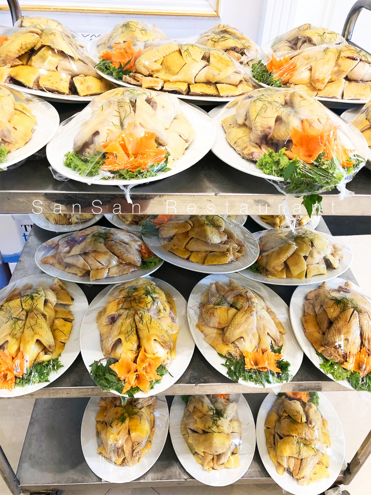 review nhà hàng san san bắc ninh: menu, giá, đồ ăn