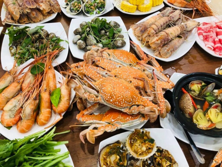 ăn chơi hà nội, buffet, hải sản, review buffet poseidon hà nội thiên đường hải sản tươi sống