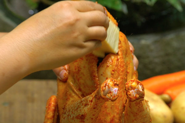 cách làm cơm gà hội an: thịt gà vàng, giòn, hạt cơm thơm dẻo