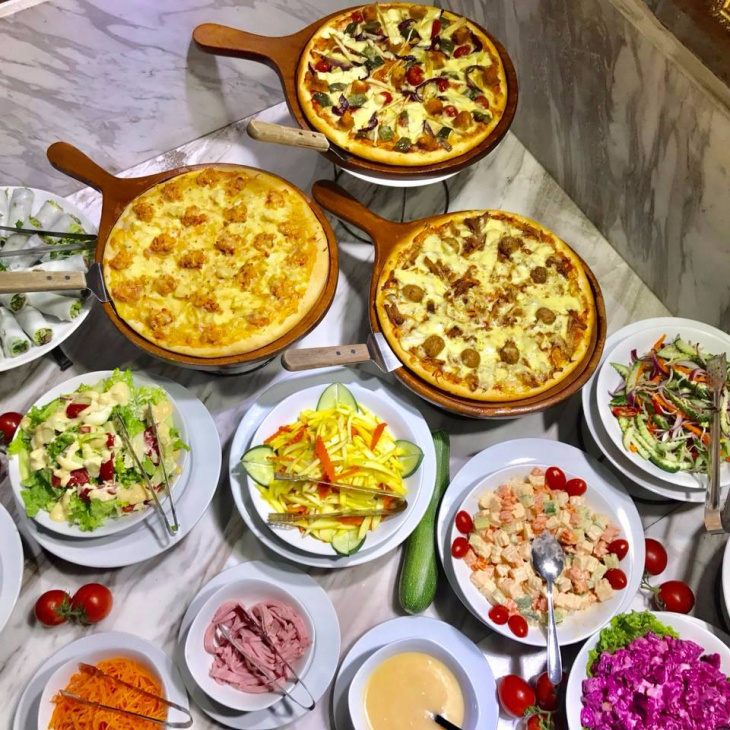 ăn uống ở Sài Gòn, buffet, pizza, tổng hợp 4 địa chỉ buffet pizza Sài Gòn ăn uống thả ga không lo về giá