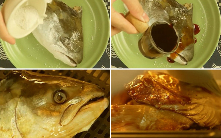 bữa tối, món nướng, 3 cách làm đầu cá hồi nướng cực gây nghiện