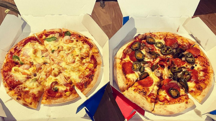 ăn chơi hà nội, pizza, review pizza domino linh đàm: không gian, chất lượng dịch vụ,…