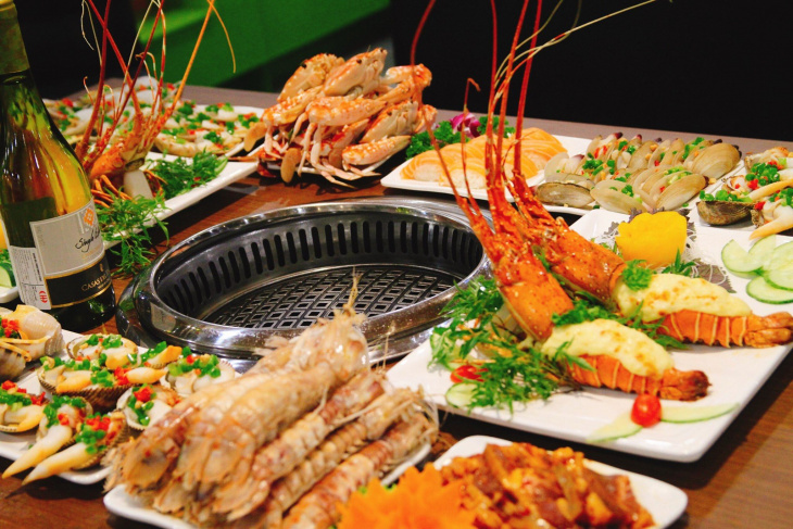 ăn chơi hà nội, buffet, khám phá hà nội, review nhà hàng chef dzung với menu buffet hảo hạng (+ bảng giá)